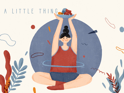 keep healthy branding design illustration 平面 设计