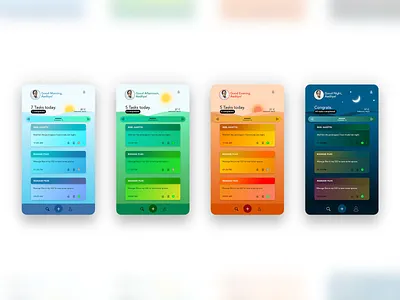 Task Manager App - Mobile UI app design app ui design design task manager ui ui design uidesign xd xd design