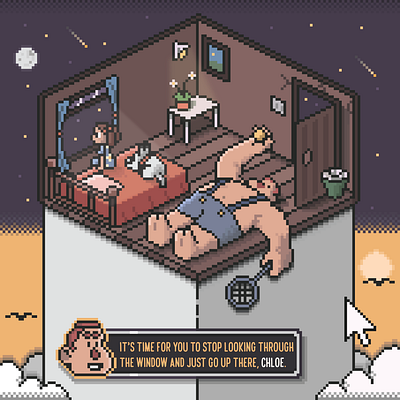 An 8-bit Dream 8bit character characterdesign characters design illustration pixel pixelart vector