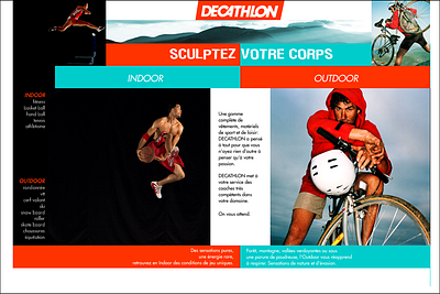 2020 "DECATHLON" (FRENCH SPORT STORE) DIGITAL DESIGN
