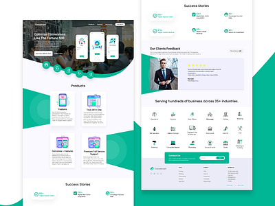 Marketing Page adobe xd branding colors dark ui design green green colour marketing marketing site ui ux web website website builder website concept websites