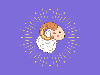 Feast of the Sacrifice bakrid cartoon crescent moon cute sheep eid al adha feast fitr golden greeting hajj hijjah illustration kurban bayram mubarak muslim holiday qurban bayrami ram rays sacrifice vector