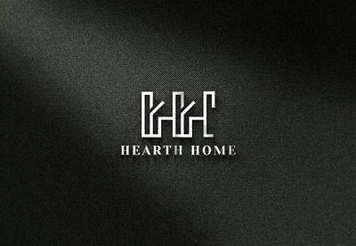 Hearth Home brandidentity branding creativelogo designagency distinct fiverr hearth home illustration logo logodesign logoexcellent minimalist monochrome monogram monogram design monogram logo rental typography upwork