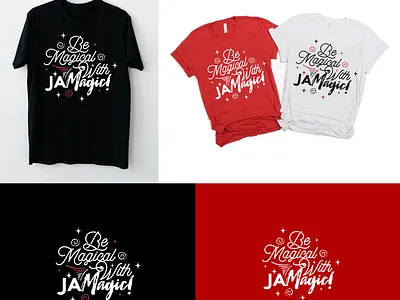 t-shirt project for JA Magicl branding corporate design icon illustration logo modern t shirt vector
