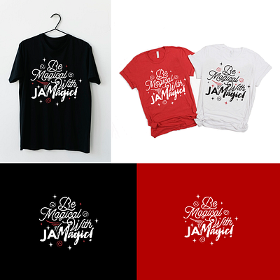 t-shirt project for JA Magicl branding corporate design icon illustration logo modern t shirt vector