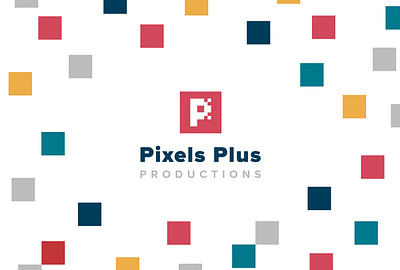 Pixels Plus Productions Branding branding branding design design icon logo