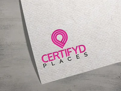 Certifyd Places logo Design brand design brand identity branding logo certifyd certifyd places creative logo creative logo design design design concept location logo logomockup minimal