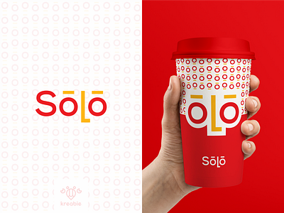 Solo Drink branding cool design drink drinks food fresh line logo minimalist modern monogram simple strong
