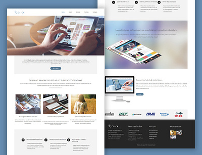 TemplateToaster Website Builder | Click Agency WordPress Theme agency agency branding agency landing page agency logo agency website company templatetoaster web development webdesign website builder wordpress wordpress design wordpress development wordpress theme