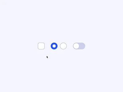 Toggles animation bounce checkbox codepen css interface micro interaction morph motion radio switch toggle transform ui