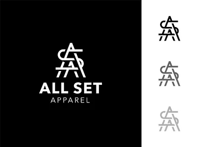 All Set Apparel (ASA Monogram) branding business logo clothing brand clothing design clothing logo design fashion logo logomark modern logo monogram personal branding