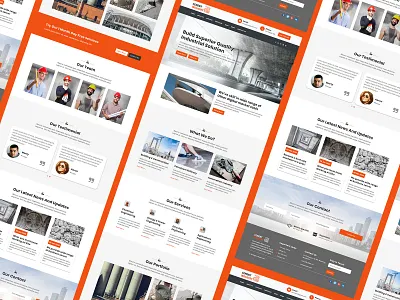 Cement Industry Landing Page cement industry chemical industry factory industrial design industrial landing page industry industrykidz landing page landing page template manufacturer manufacturing marketing page pennyblack pennyblack templates responsive