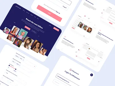 Influensure - Social media Influencer Marketing Platform brand design influencer influencer marketing marketplace platform productdesign social social media ui uidesign userexperiencedesign userinterface ux uxui web webdesign