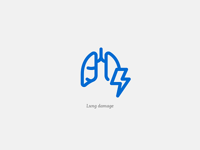 COVID - Lung damage covid covid 19 covid 19 covid19 icon icon set iconography icons icons set iconset kiko lightning line lungs ui ux vector web
