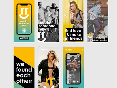 meetrr amp frontend google amp landingpage meetrr mobile app design mobile ui mobile ui design mobileappdesign