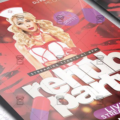 Rehub Live Party - Flyer PSD Template sexy halloween costume sexy halloween costume