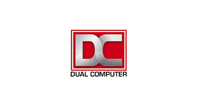 Dual Computer app branding vector