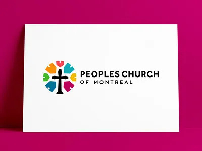 Peoples Church of Montreal Logo Redesigned by The Logo Smith brand brand identity branding church church branding church logo identity logo logo design logo designer logo redesign logo refresh logo update logodesign logos montreal montréal portfolio typography