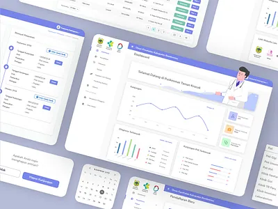 SIKDA Dinkes Bondowoso design illustration ui design uiux web app webdesign