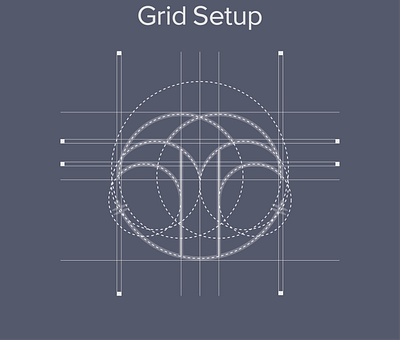 Grid Setup of Palm Cost Orthodontic logo coast goldenratio grid layout grid logo illustrator logo logodesign palm tree vector