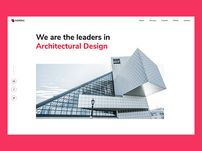 Nordic Landing Page clean design figma homepage interior landing landing page minimal modern photoshop templates ui ux webflow