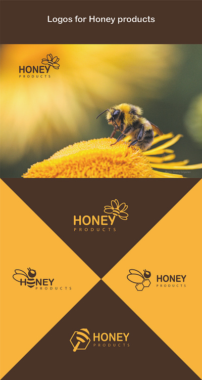 Logos for Honey products logo logo design