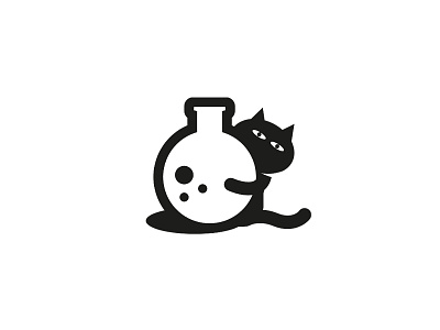 Laborant anomaly black chemistry logo