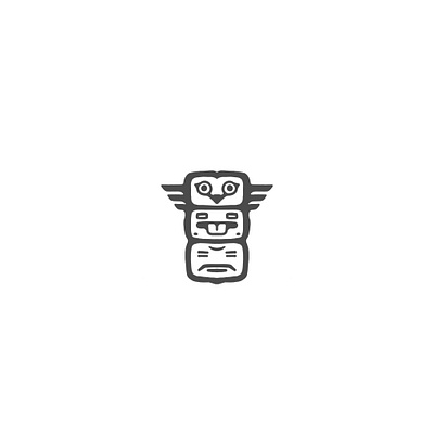 Owl Totem Logo Mark Design Process animal art animal illustration animal logo illustration logo logo design logodesign logos minimalist design minimalist logo owl owl illustration owl logo owls simple design simple illustration simple logo totem totem pole totems