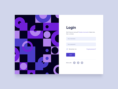 Applying pattern in the registration form branding design interface pattern registration registration page typography ui ux vector