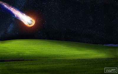 sfondo windows meteorite colour design desktop meteorite photography photoshop windows xp