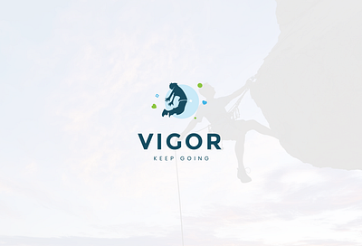 vigor art branding design icon illustration illustrator logo minimal typography vector