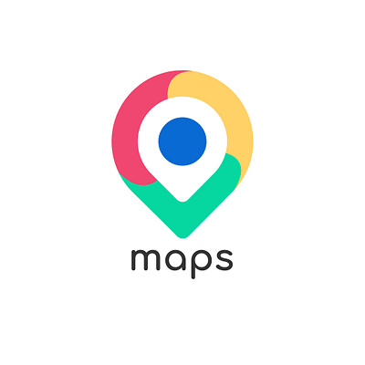 maps branding design flat icon illustration logo logo design logos logotype typography