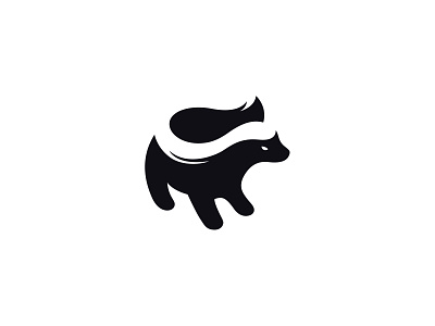 Honey Badger animal badger branding honeybadger identity logo mark negative space negative space logo symbol