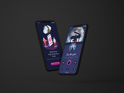 Musify App branding figma mobile music musicapp ui uidesign