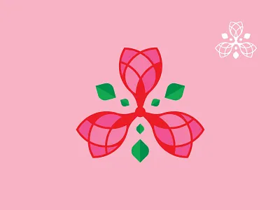 Ready-Made Logos For Sale - Rose 02 beauty branding florists flower hong kong leaf logo logos mack mack chan minimalism pre made rose