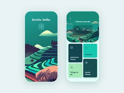 Travel Guide - App Concept adobe adobexd app design ui uidesign uidesigner uidesigns uiux uiuxdesign user userexperience ux