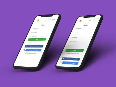 #Daily UI/Challenge/001 design ui web