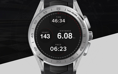 Tag Heuer watch design design app ui watch