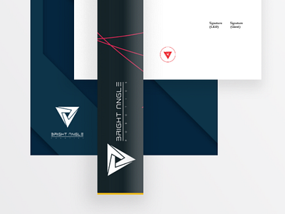 Bright Angle robotics stationery design art artist branding business entrepreneurs graphicsdesign logo logodesign logodesigner startup