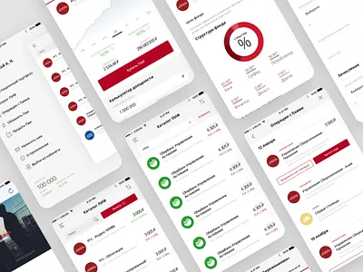 Mobile app for the financial platform app design development ui ux web website