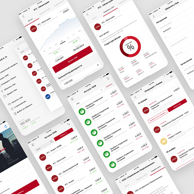 Mobile app for the financial platform app design development ui ux web website