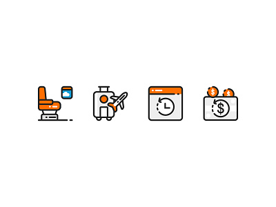 Flight Icon C design flat design flight icon illustration ui vector