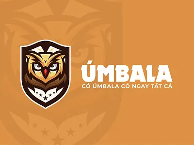 Umbala logo by Brandall Agency adobe illustrator animal brandall branding design flat illustration logo logo design owl vector