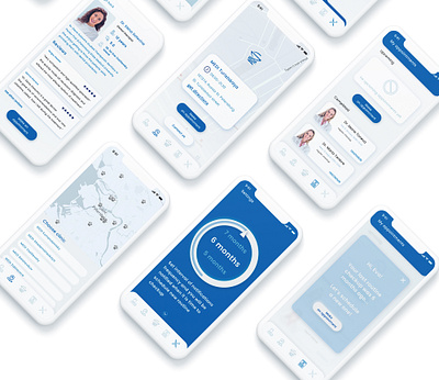 Concept of personalized app for MEDI clinic app clinic dentist design doctor medi medical patients ui ux