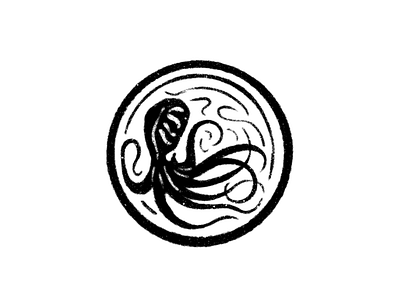 Octopus Mark art cephalopod illustration line art logo mark octopus