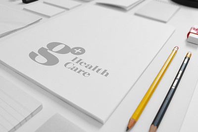 G+ HealthCare app black branding clean design flat healthcare illustration insurance logo logotype medical medical logo minimal shape typo typography ui vector