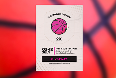 2 Invite Giveaway debut giveaway invitation invite poster