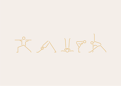 Roam Retreats brand branding design graphic design iconography logo retreats sports symbol typography vector yoga