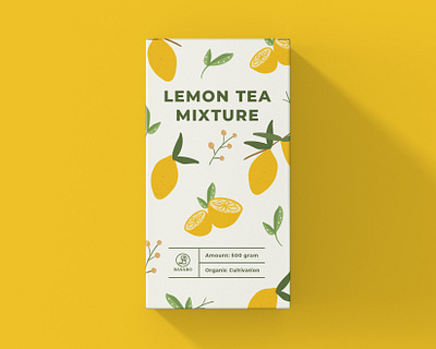 Package Design Lemon Tea creative creativity design designer label label design lemon minimal modern package package design packaging packaging design typography