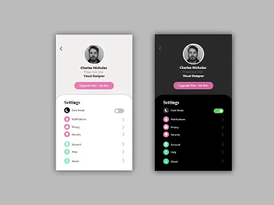 Daily UI Challenge: 007 app art daily ui dailyui design icon illustration settings ui ui ux vector website